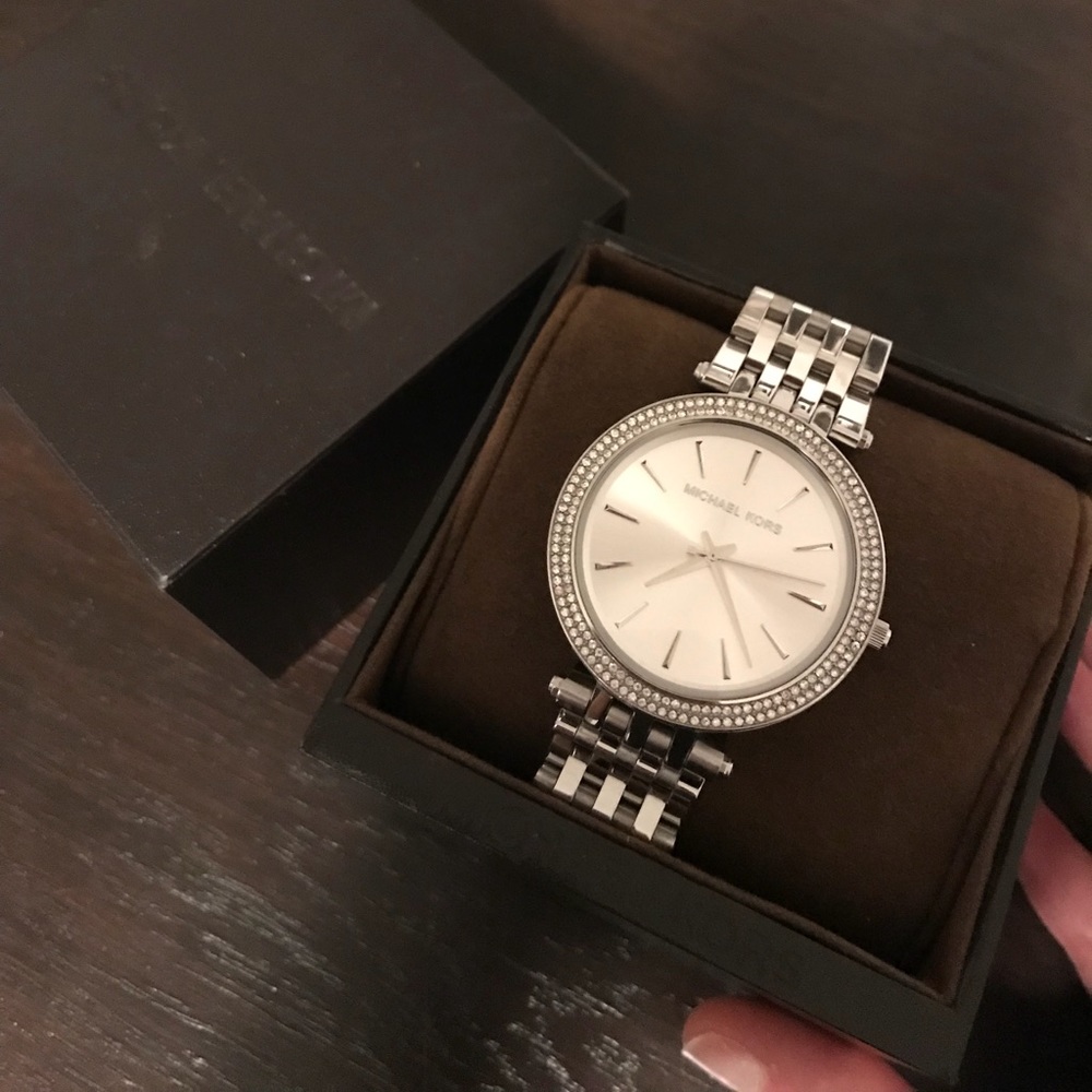 Michael Kors Derci Silver Watch